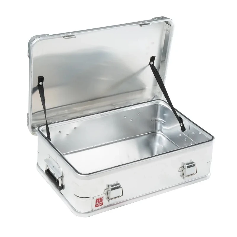 RS PRO Metal Waterproof Watertight Aluminium Transit Case 580 mm x 385 mm x 180 mm 914-4121