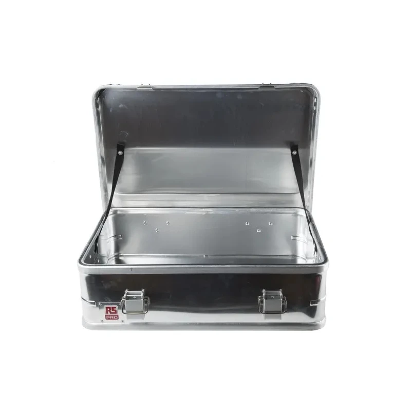 RS PRO Metal Waterproof Watertight Aluminium Transit Case 580 mm x 385 mm x 180 mm 914-4121