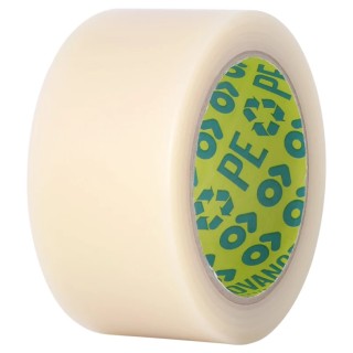 Advance Tapes Transparent Masking Tape 50mm x 33m Acrylic Adhesive Polyethylene Backing AT6103