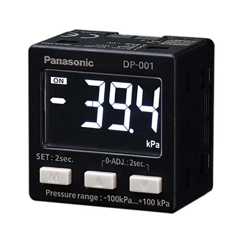 Panasonic DP-101 Series Digital Pressure Sensor NPN/PNP Output Gauge Reading -1 bar to 1 bar DP-001-P