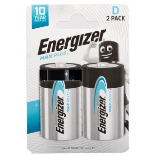 Energizer Energiser MAX PLUS Alkaline D Battery 1.5 V 2.75Ah Zinc Manganese Dioxide 7638900423358