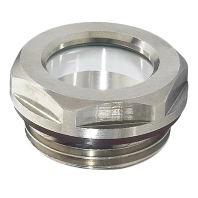 Elesa Liquid Level Indicator Stainless Steel, Metric BSPP Thread, 180°C Maximum Operating Temperature GN.37470