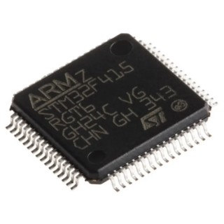 STMicroelectronics 32 bit ARM Cortex M4 Microcontroller STM32F410RBT6, 100 MHz, 128kB FLASH, 32kB RAM, 64-Pin LQFP