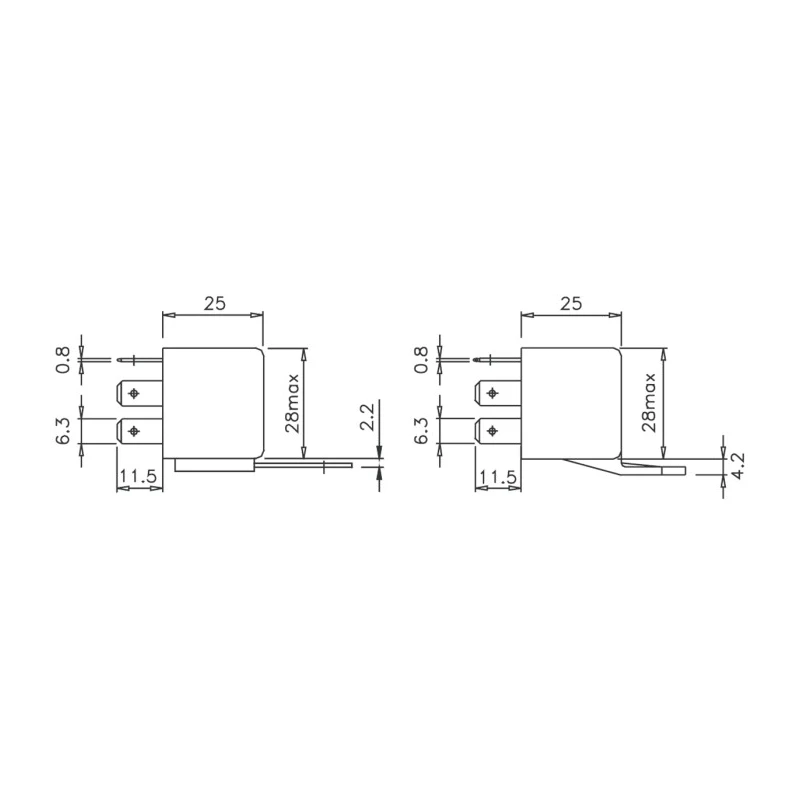 Durakool Power Relay, 12V dc Coil, 40A Switching Current, SPDT DG85A-7011-36-1012