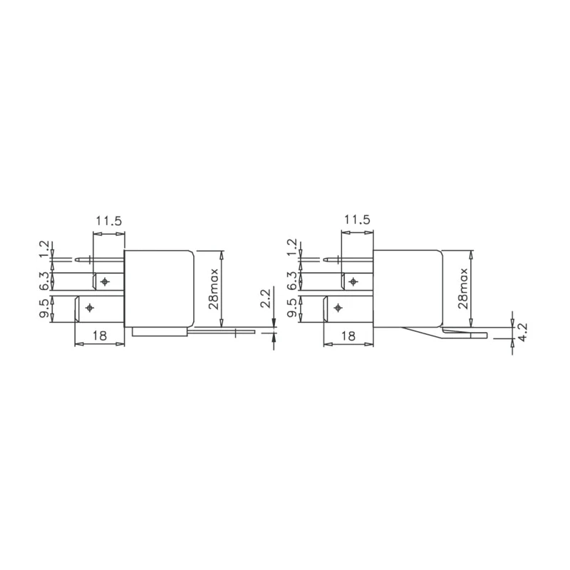 Durakool Power Relay, 12V dc Coil, 60A Switching Current, SPDT DG85C-7011-76-1012-DR