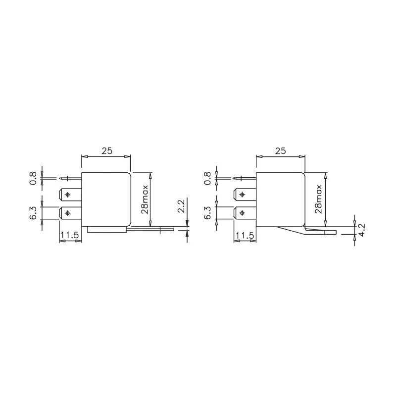 Durakool Power Relay 24V dc Coil 60A Switching Current SPDT DG85F-7011-36-1024