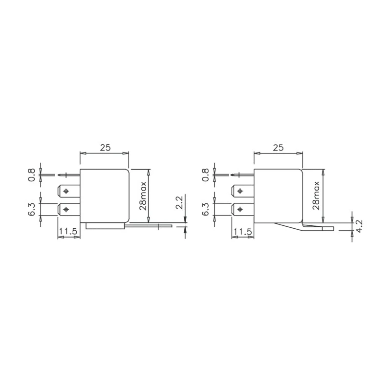 Durakool Power Relay 24V DC Coil 60A Switching Current SPDT DG85F-7011-96-1024-M1
