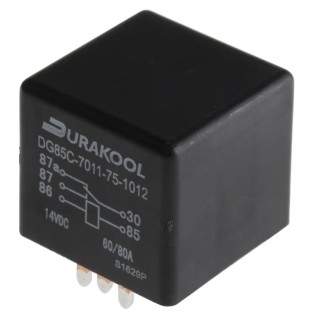 Durakool PCB Power Relay 12V dc Coil 80A Switching Current SPDT DG85C-7011-75-1012