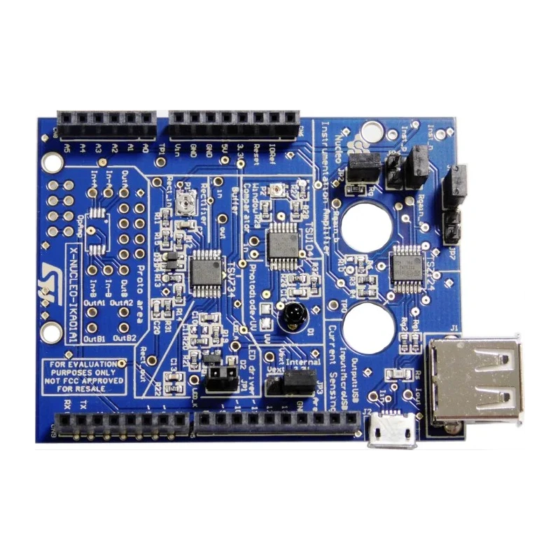 STMicroelectronics Multi-Functional Operational Amplifier Expansion Board for STM32 Nucleo with Arduino UNO X-NUCLEO-IKA01A1