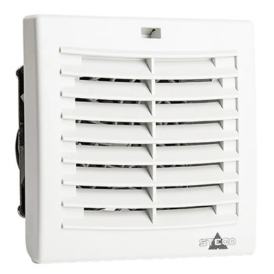 STEGO Filter Fan Plus FPI Series Filter Fan, 115V AC, 11W Power, 16 m³/h Filtered Airflow, 23 m³/h Unimpeded Airflow IP54