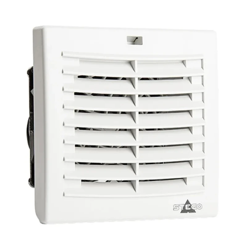STEGO Filter Fan Plus FPI Series Filter Fan, 115V AC, 11W Power, 16 m³/h Filtered Airflow, 23 m³/h Unimpeded Airflow IP54