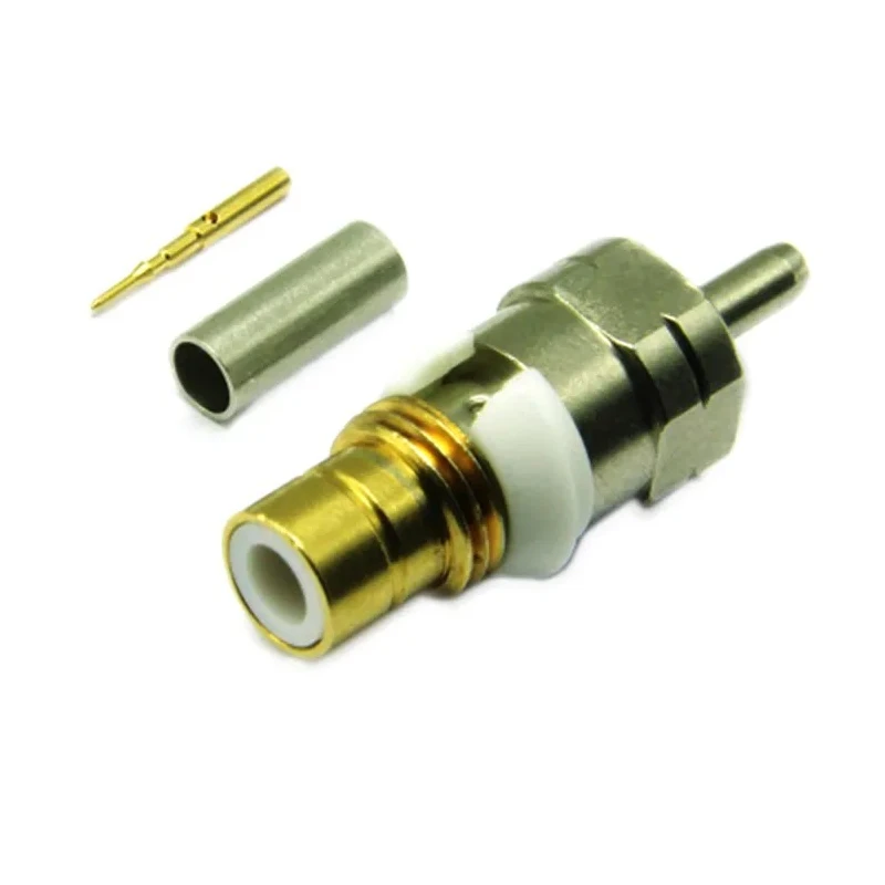 Interface Connectors Coaxial Connector Cable Male Type 43, 75 Ω, Straight Body Crimp 310-831-TNG RG179