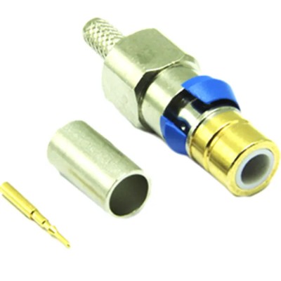 Interface Connectors Coaxial Connector Cable Male Type 43, 75 Ω, Straight Body Crimp 310-832-TNG BT3002