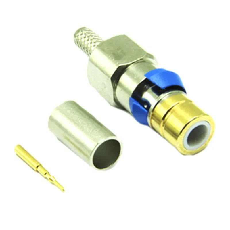 Interface Connectors Coaxial Connector Cable Male Type 43, 75 Ω, Straight Body Crimp 310-832-TNG BT3002