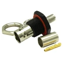 COAX Connectors BNC Series Coaxial Connector Panel Mount Female BNC 75 Ω Straight Body Crimp 10-258-B36-FB