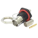 COAX Connectors BNC Series Coaxial Connector Panel Mount Female BNC 75 Ω Straight Body Crimp 10-258-B36-FA