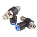 RS PRO Meter Out Control Speed Controller Tube , 4 mm Tube Outlet, 1/8 in Threaded Inlet, Maximum Outlet Pressure 916-0959