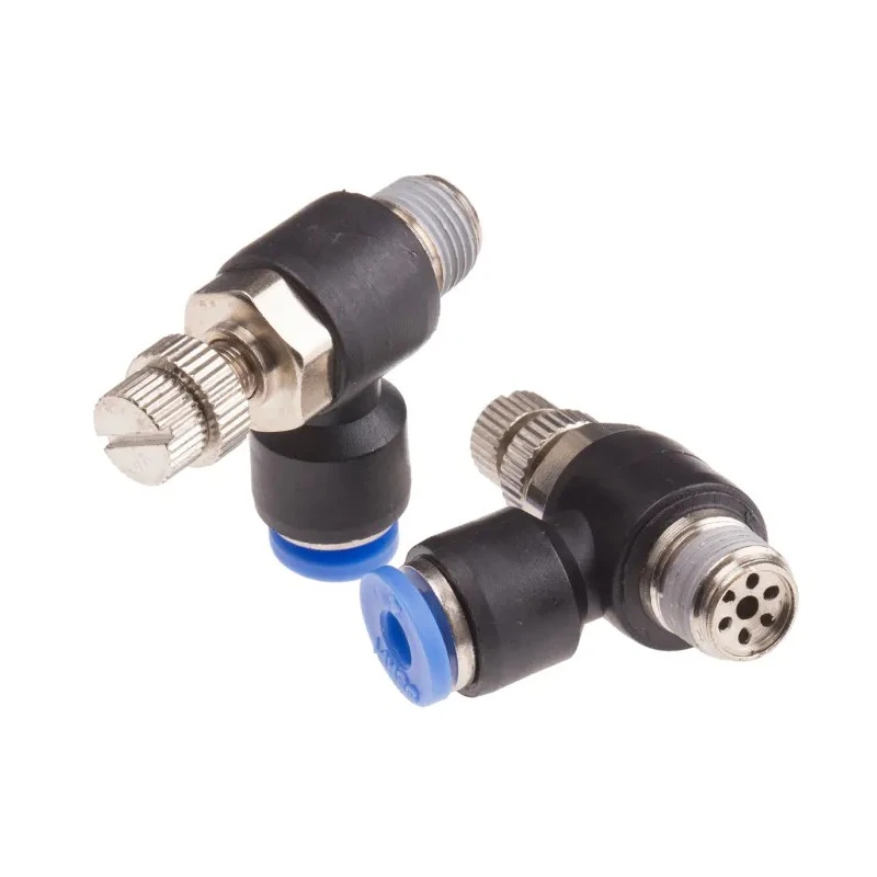 RS PRO Meter Out Control Speed Controller Tube , 4 mm Tube Outlet, 1/8 in Threaded Inlet, Maximum Outlet Pressure 916-0959