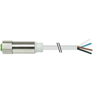 Murrelektronik Limited Sensor Actuator Cable Female 4 Way Straight to Unterminated, Grey PVC Jacket, 5 m 916-3210