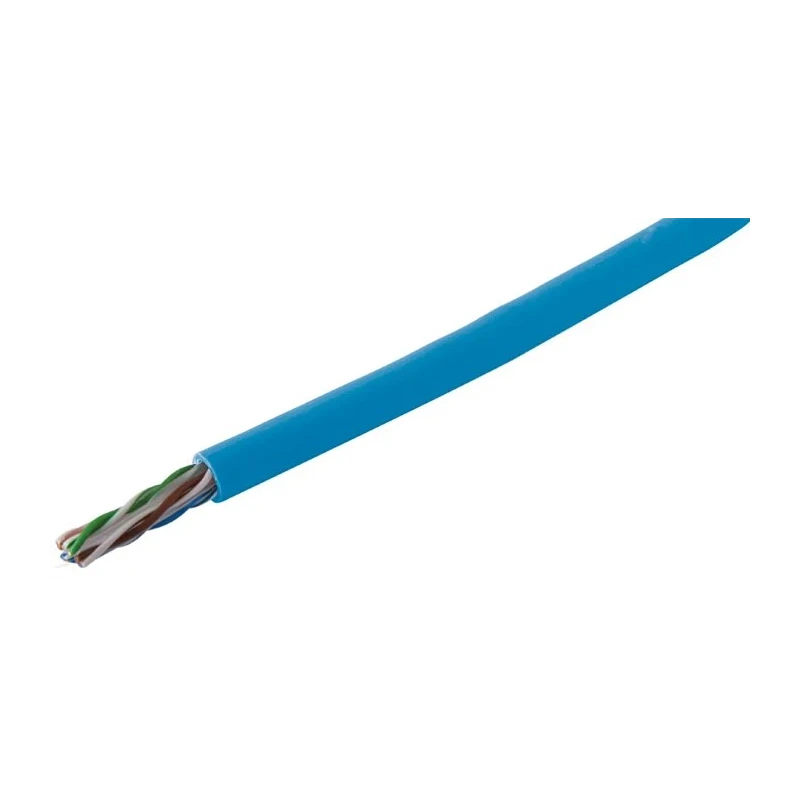 RS PRO Ethernet Cable Cat6, 305 m, Blue Polyvinyl Chloride Jacket, U/UTP, RoHS Compliant Cat6
