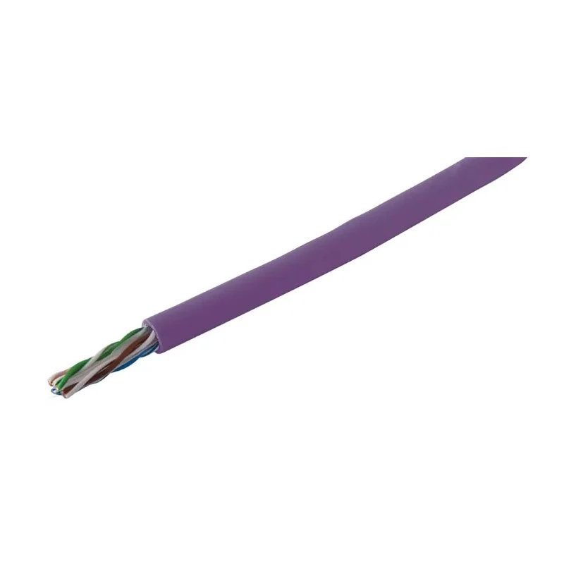 RS PRO Ethernet Cable 305 m, Purple, U/UTP Polyvinyl Chloride Jacket Cat6 CAT6