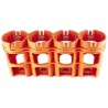 Storacell Battery Storage Box for 4 D Batteries SLD4OR