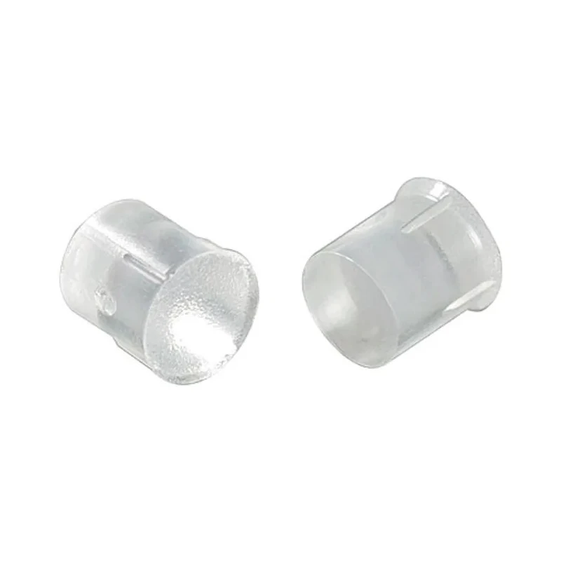 Bivar Rigid LED Light Pipe Panel Mount 1-Way Straight Clear Lens 1 mm PLPC1-6MM