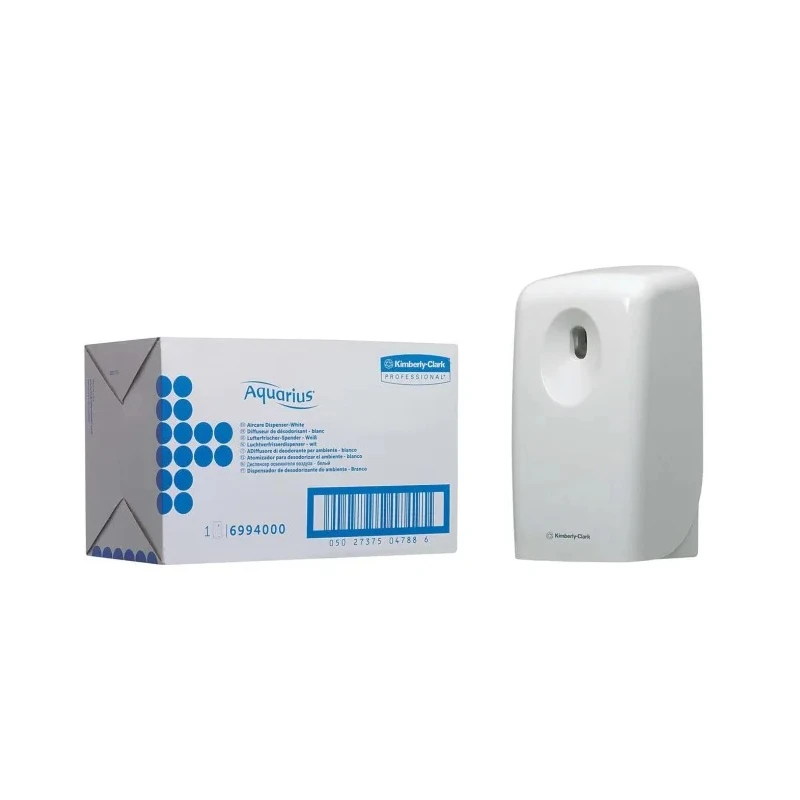 Aquarius Air Freshener Dispenser 310 mL Unscented White Wall Mount Compatible with Aircare Fragrance Refill 6994