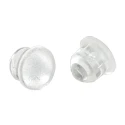 Bivar Panel Mount 1-Way Straight Rigid LED Light Pipe Clear 5 mm PLW5-6MM