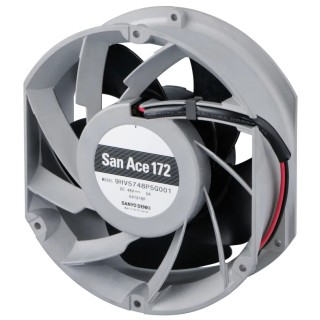 Sanyo Denki San Ace 9HV Series Axial Fan 48V DC 240W 5A 966 m³/h 10,500 rpm Ball Bearing Square Frame 9HV5748P5G001