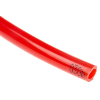 RS PRO Compressed Air Pipe Red Polyurethane 6 mm 30 m 10 bar Operating Pressure CPU Series 917-2422