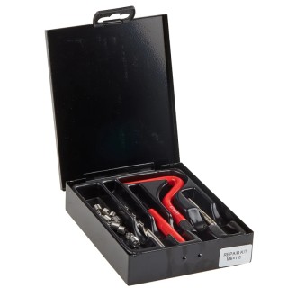 RS PRO 19 Piece Metric Thread Repair Kit M6 with Thread Inserts, HSS Drill, Tap, Mandrel, Tang Break-Off Tool 917-2505