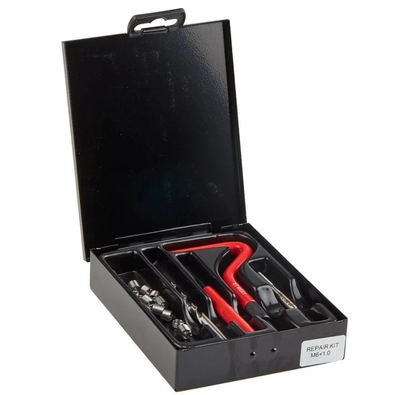 RS PRO 19 Piece Metric Thread Repair Kit M6 with Thread Inserts, HSS Drill, Tap, Mandrel, Tang Break-Off Tool 917-2505