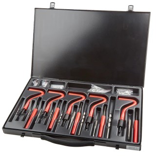 RS PRO Thread Repair Kit Thread Repair Kit M2.5 to M6 with HSS Drills and Taps 917-2494