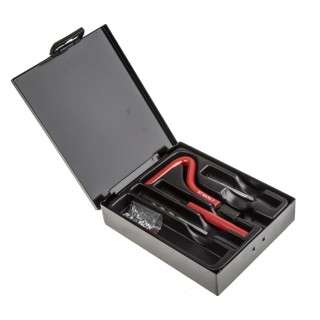 RS PRO 19 Piece Metric Thread Repair Kit, Includes HSS Drill, Tap, Mandrel, Tang Break-Off Tool 917-2508