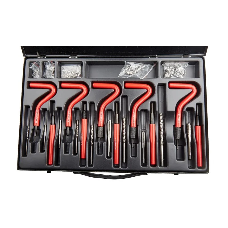 RS PRO Thread Repair Kit Thread Repair Kit M2.5 to M6 with HSS Drills and Taps 917-2494