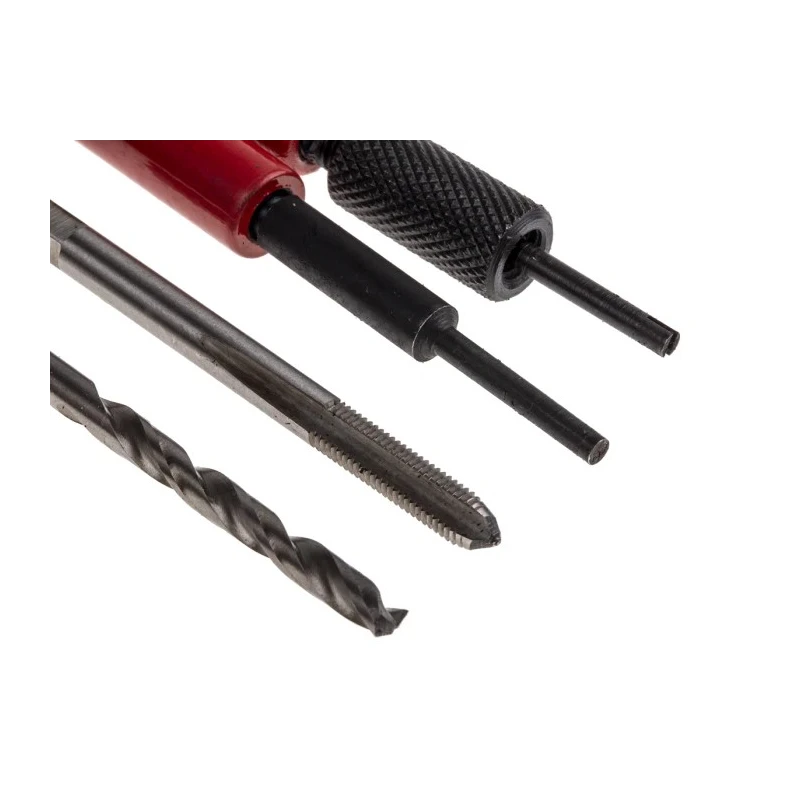 RS PRO 19 Piece Metric Thread Repair Kit, Includes HSS Drill, Tap, Mandrel, Tang Break-Off Tool 917-2508