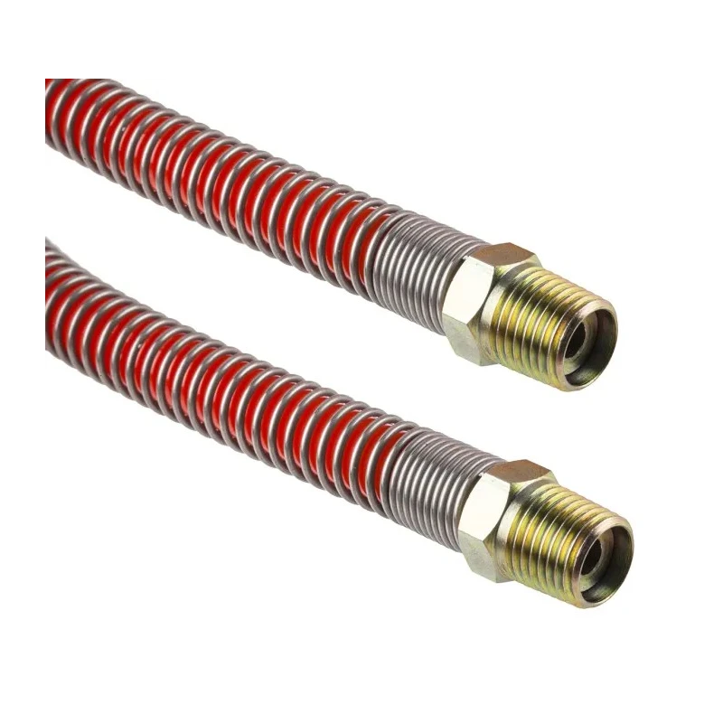 RS PRO 4 m Red Polyurethane Recoil Hose 10mm Tube Outside Diameter BSPT 1/4 in Press In Swivel Coupling 3/8 in BSP 917-2479