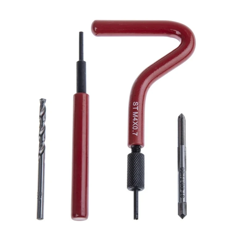 RS PRO 19 Piece Metric Thread Repair Kit, Includes HSS Drill, Tap, Mandrel, Tang Break-Off Tool 917-2508