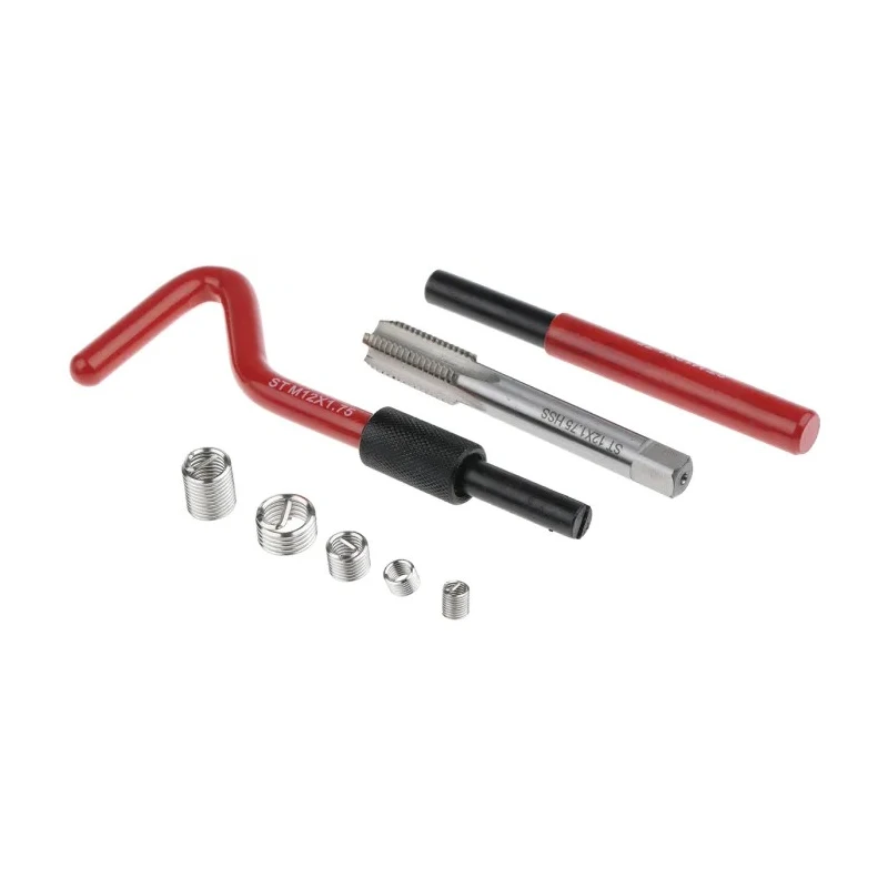 RS PRO 20 Piece Thread Repair Kit Metric M5 to M12 in Durable Carry Case 917-2491