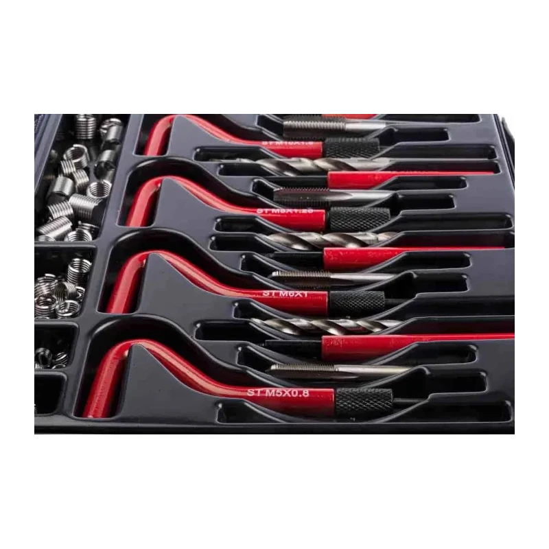 RS PRO 20 Piece Thread Repair Kit Metric M5 to M12 in Durable Carry Case 917-2491