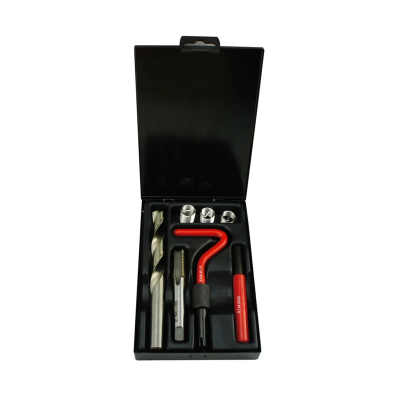 RS PRO 7 Piece Thread Repair Kit for M16 Threads Including HSS Drill, Tap, Mandrel & Tang Break-Off Tool 917-2501