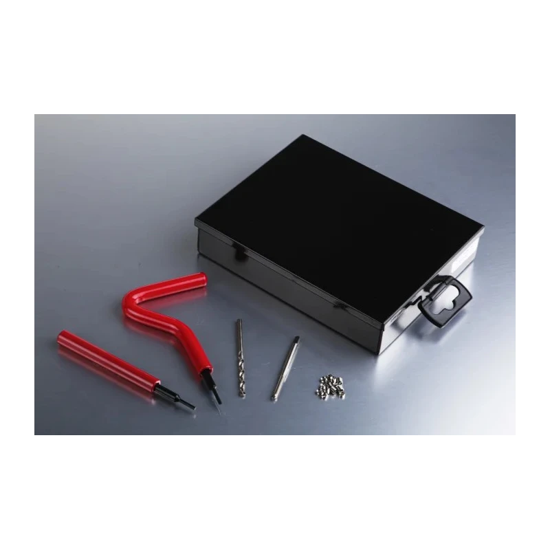 RS PRO 9 Piece Thread Repair Kit Metric M3 3.1 mm HSS Drill Piece and M3 x 0.5 HSS Sti Tap 917-2498
