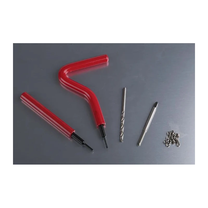 RS PRO 9 Piece Thread Repair Kit Metric M3 3.1 mm HSS Drill Piece and M3 x 0.5 HSS Sti Tap 917-2498