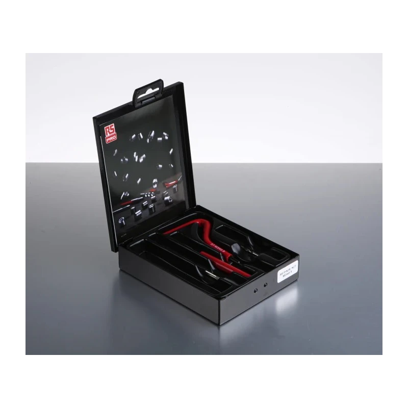RS PRO 9 Piece Thread Repair Kit Metric M3 3.1 mm HSS Drill Piece and M3 x 0.5 HSS Sti Tap 917-2498