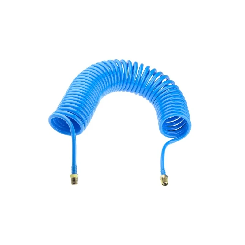 RS PRO 4 m Blue Polyurethane Recoil Hose, 65 °C Maximum Temperature, -20 °C Minimum Temperature, 10 bar Pressure 917-2334