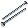 RS PRO Bright Zinc Steel Hex Bolt M4 x 50 mm, Grade 8.8, DIN 933 917-2810