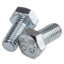 RS PRO Bright Zinc Steel Hex Bolt M5 x 10 mm, Grade 8.8, DIN 933 Standard 917-2814