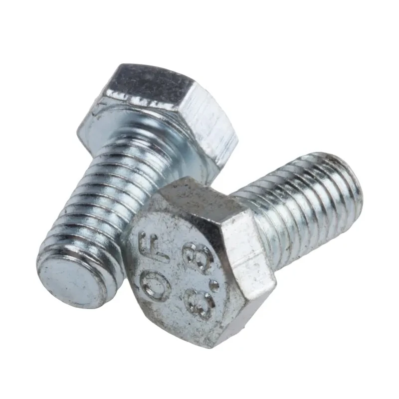 RS PRO Bright Zinc Steel Hex Bolt M5 x 10 mm, Grade 8.8, DIN 933 Standard 917-2814