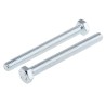RS PRO Bright Zinc Steel Hex Bolt M5 x 50 mm Grade 8.8 Zinc Plated DIN 933 917-2820